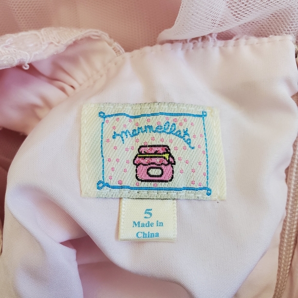 MARMELLATA Girls Lace sequin jewel flowy dress - Picture 7 of 7